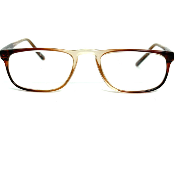 Imperial Series Eyeglasses Frames 52-20-145 brown clear vintage H19399 - Picture 1 of 7